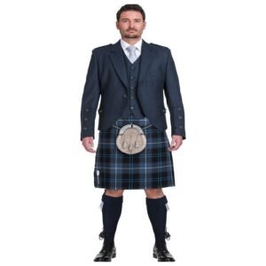 Irish Kilt Outfit With Argyle Jacket