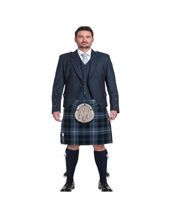 Irish Kilt Outfit With Argyle Jacket