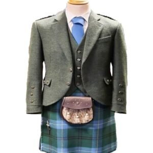 Lovat Green Jacket Kilt Outfit
