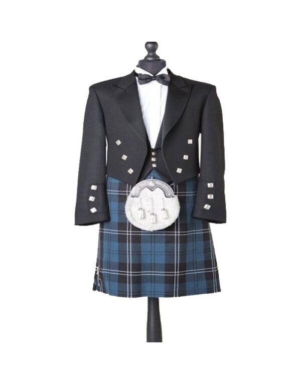 Men Kilt Outfit with Prince Charlie Jacket