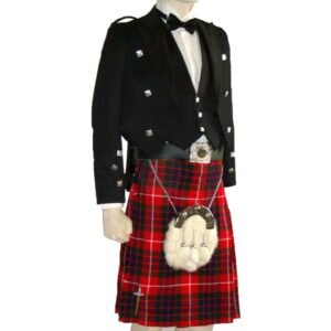 Modern Fraser Tartan Kilt Outfit