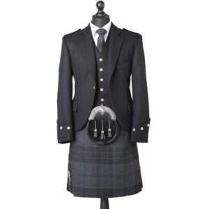 Scottish Argyle Tartan Kilt Outfit