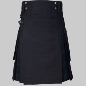 Black Green Hybrid Utility Kilt