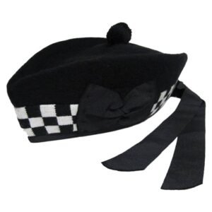 Black and White Scottish Hat