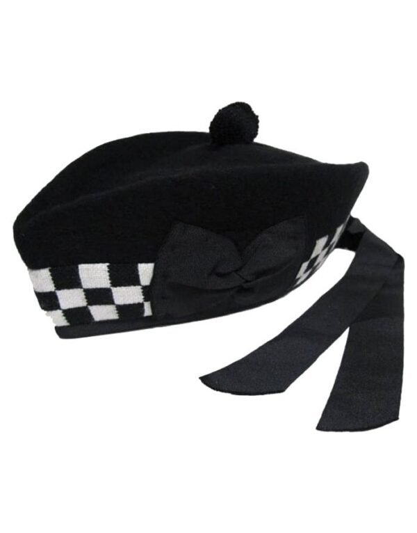 Black and White Scottish Hat