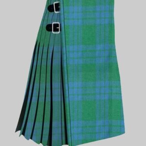 Blue Montgomery Green Ancient Tartan kilt