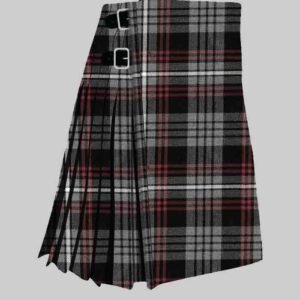 Clan Auld Lang Syne Grey Tartan Kilt