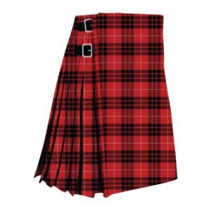 Clan Munro Black Red Tartan Kilt