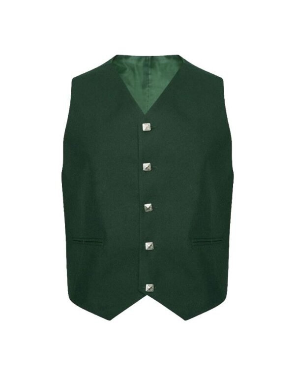 Dark Green Argyle Kilt Jacket - Image 3