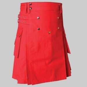 Deluxe Red Utility Kilt