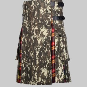 Digital Camo Buchanan Hybrid Tartan Kilt