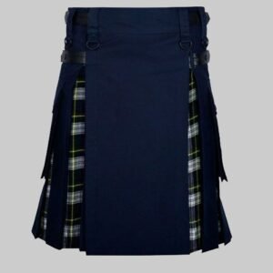 Dress Gordon Tartan Navy Blue Utility Kilt Hybrid Modern Kilt