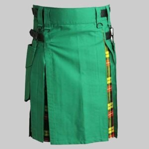 GREEN UTILITY HYBRID TARTAN KILT