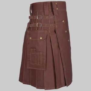 Modern Brown Utility kilt