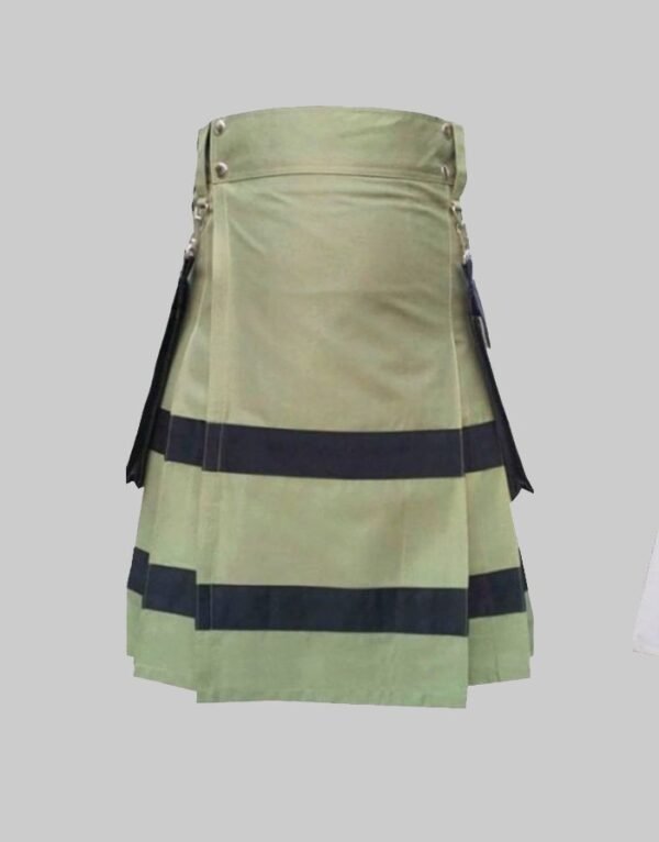 Olive Green Utility Kilt