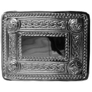 Unique Design Silver Kilt Buckle