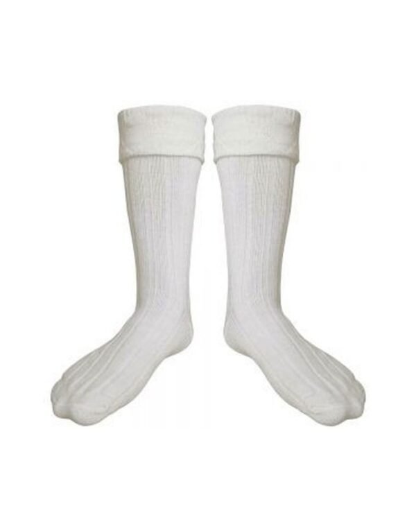 White kilt Hose