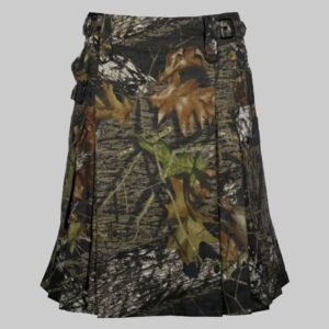 Jungle Camo Utility Kilt With Cargo Pockets Modern Kilt