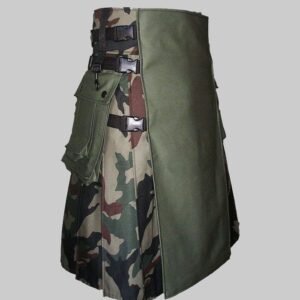 Woodland Camouflage Hybrid Utility Kilt