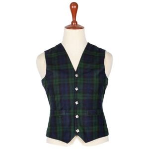 Black Watch Tartan Vest