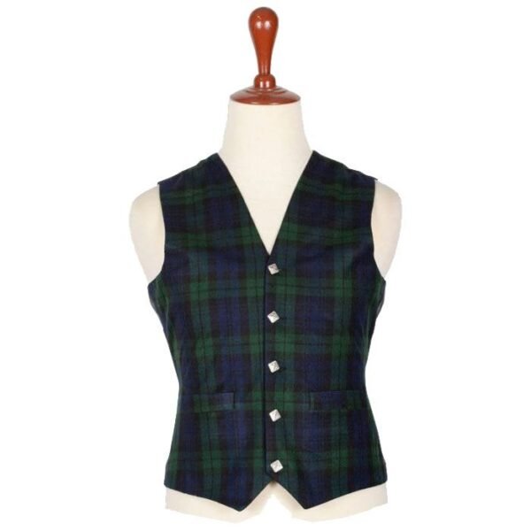 Black Watch Tartan Vest