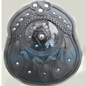 Black Leather Dubhag Hunting Sporran