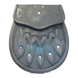 Black Leather Hamish Hunting Sporran