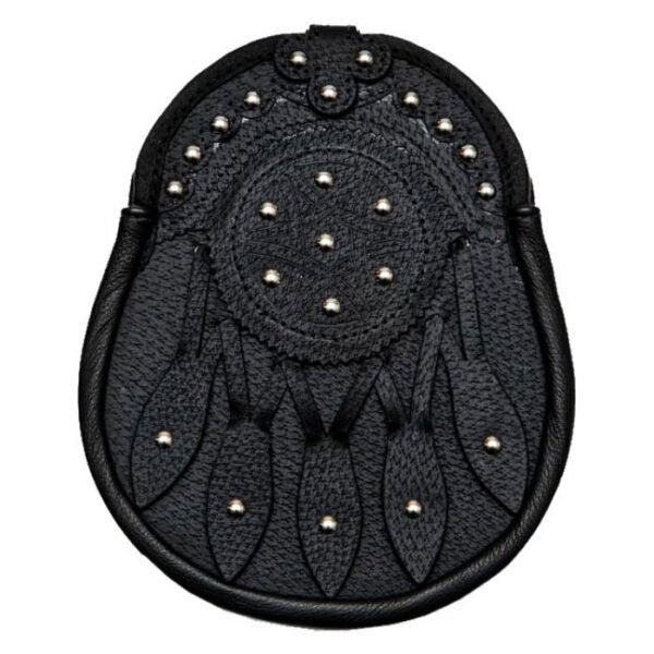 Black Leather Hunting Sporran