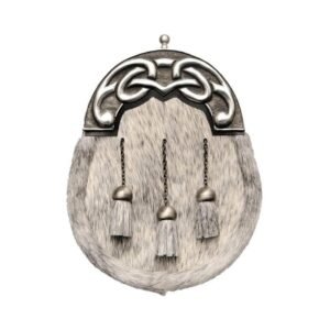 Chrome Knot And Tage Rabbbit Fur Sporran