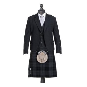 Black Tweed Kilt Outfit Package