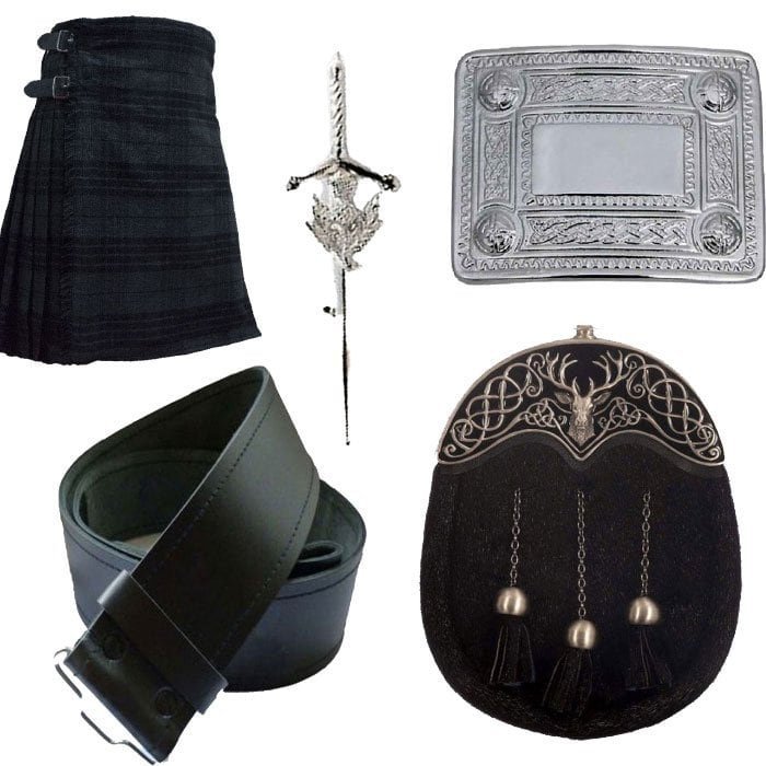 Night Watch Tartan Kilt Set