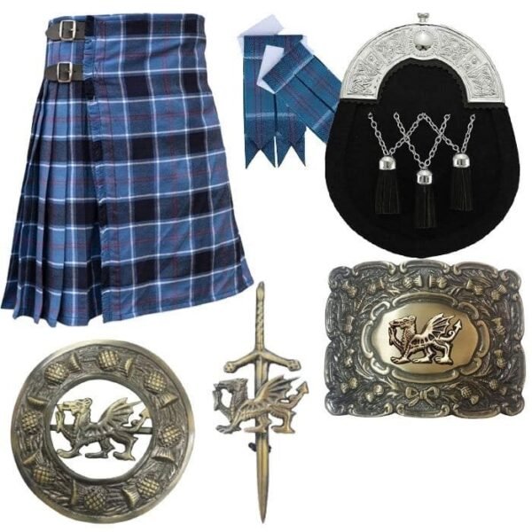 Us Navy Tartan Kilt Set